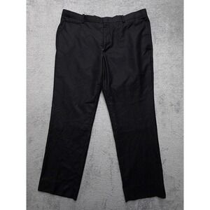 INC International Concepts Pants Mens Measured 38x28 Black Milan Slim Fit Slacks